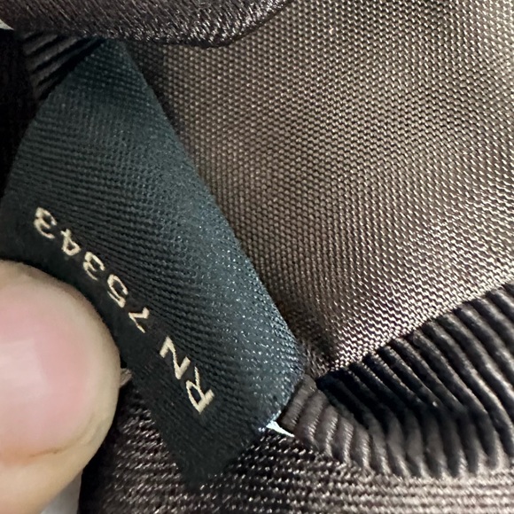 Villa Ponti Designer 100% Seta Silk Brown/White Striped Tie Made in Italy - Picture 8 of 9